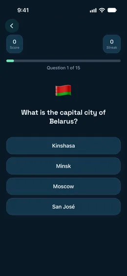 Classic question: What is the capital city of Belarus?